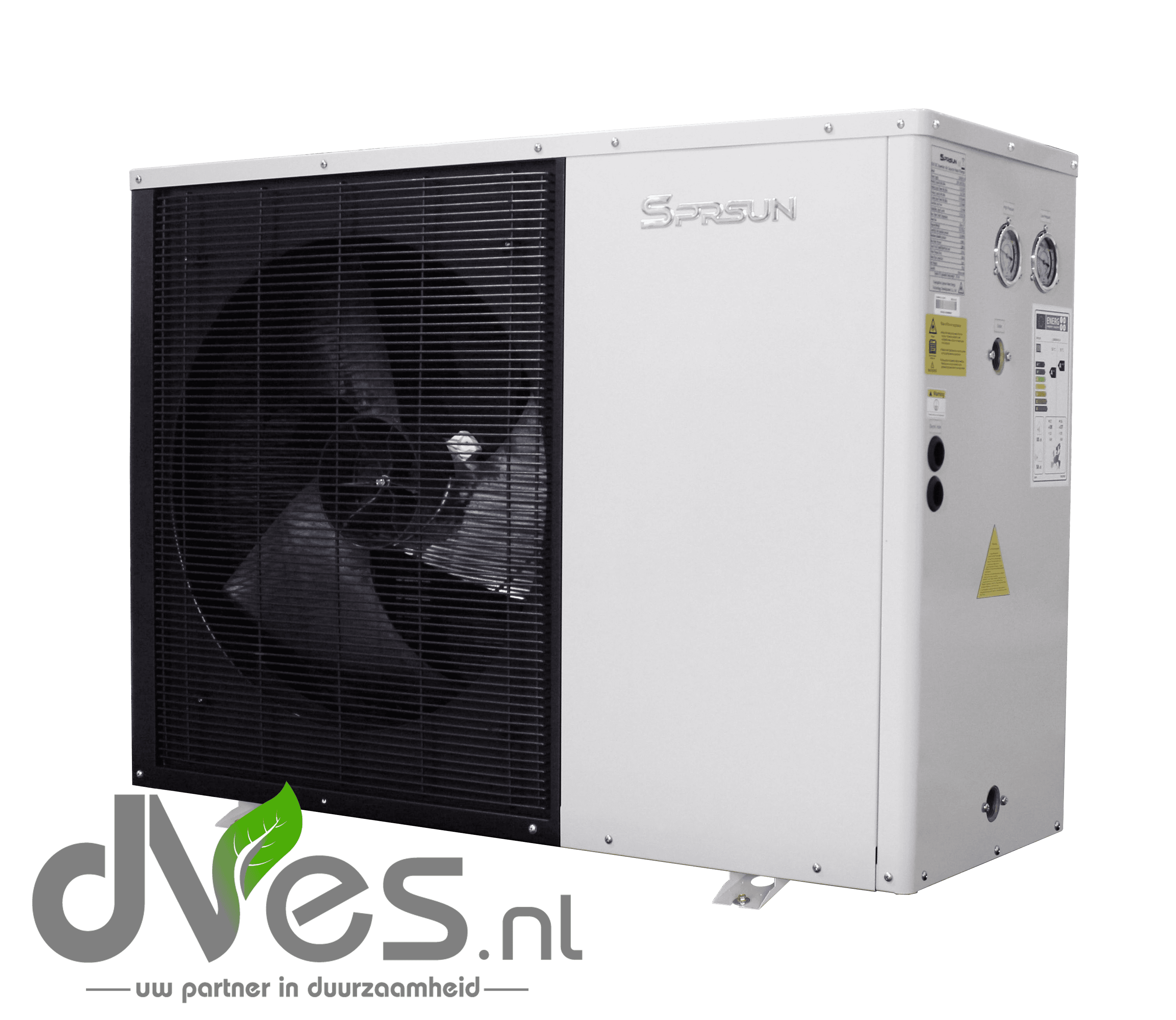 Sprsun 12 KW Monoblock Warmtepomp - Dves.nl